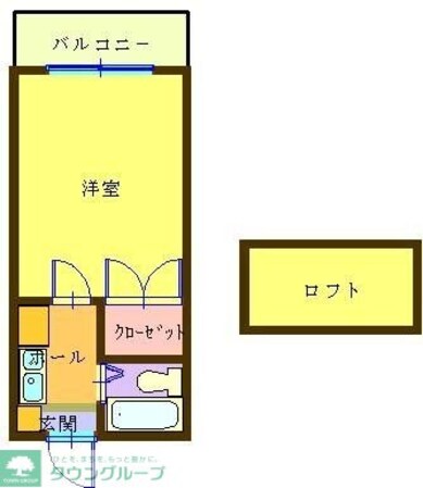 アリス深谷5号館の物件間取画像